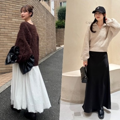 2026冬季穿搭不燒腦！選搭「長裙」營造溫系女子氣息