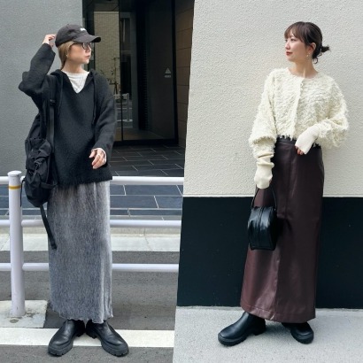 本季必穿4款長裙！從皮裙、紗裙、百褶裙、直筒裙打造日系優雅個性