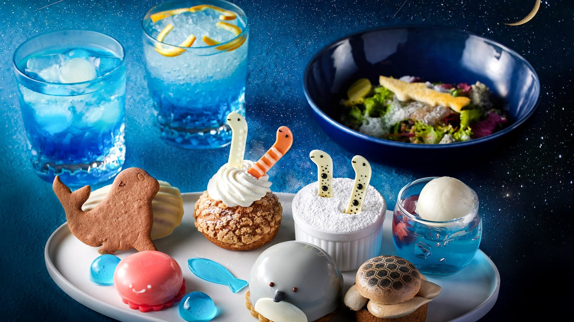 化身為甜點的海洋生物太可愛!墨田水族館 x 銀座凱悅尚萃飯店合作推出下午茶「SUMIDA AQUARIUM Afternoon Tea」