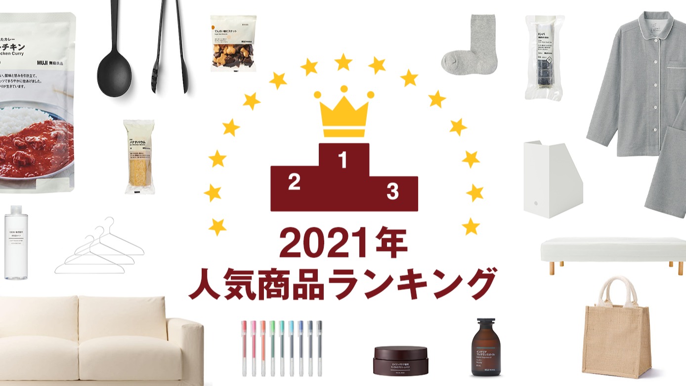 無印良品MUJI日本2021熱銷排行 服飾・雜貨・保養篇