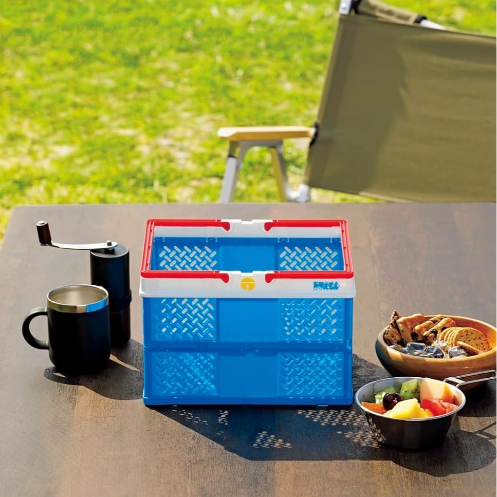 2024年日本男性雜誌贈品春夏最新情報，帶著哆啦A夢摺疊收納箱＆米飛兔烤盤來去露營吧！