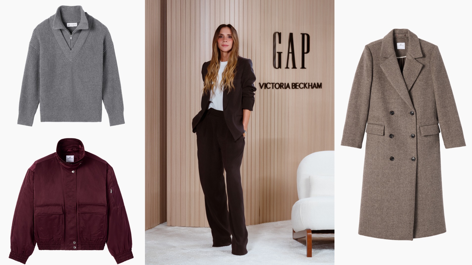 貝嫂Victoria Beckham聯名Gap又來了！秋冬37款新品登台，萬元內買到設計師大衣
