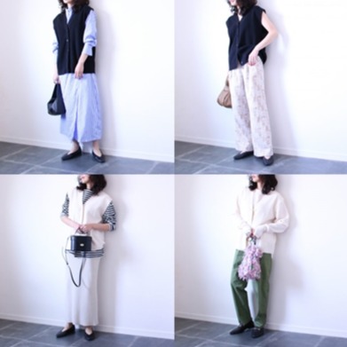 無印良品「春季針織背心」穿搭示範，讓妳從春天一路美到夏天！