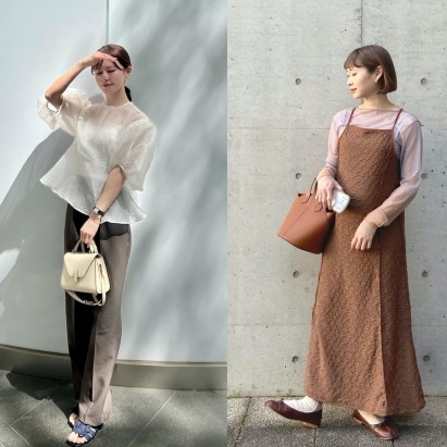 穿上本季最受歡迎「透膚單品」,為日系穿搭添加輕盈優雅氣息!