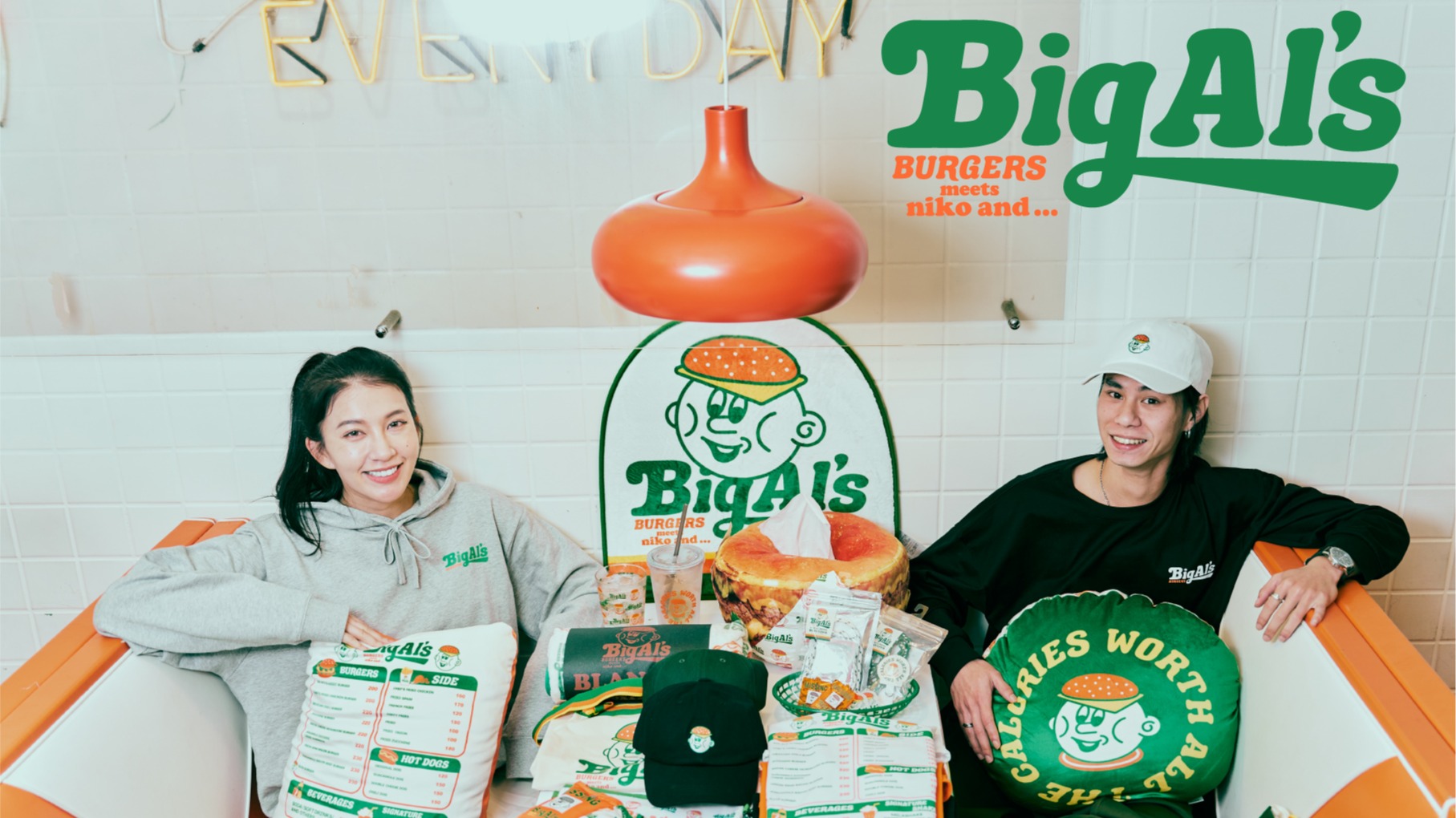 年末絕不能錯過的跨界合作! niko and … 攜手知名美式漢堡店Big Al's Burgers 限定聯名驚喜登場!