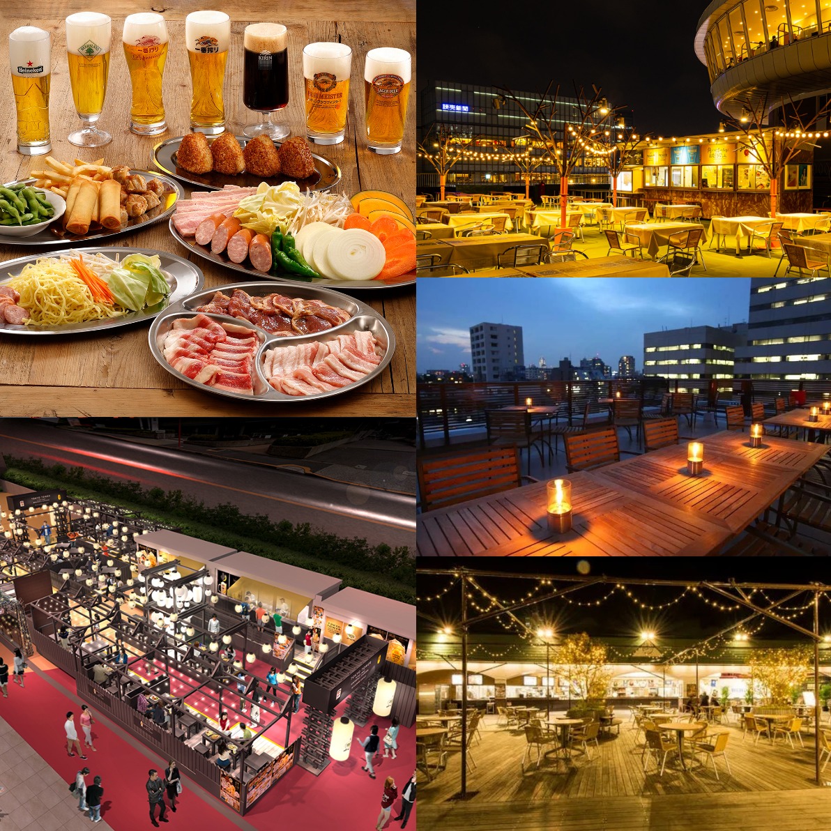 2024年到東京必訪的5家啤酒花園!夏季夜晚就是要配上美景與涼爽啤酒