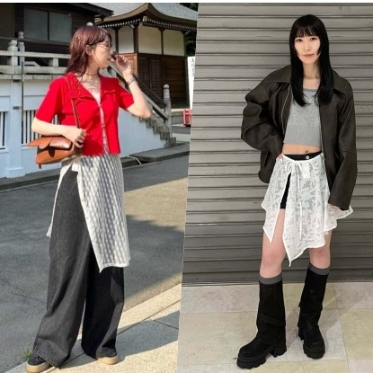 2025一定要有一件「蕾絲裹裙」！率性甜美輕鬆轉換搭配靈感推薦