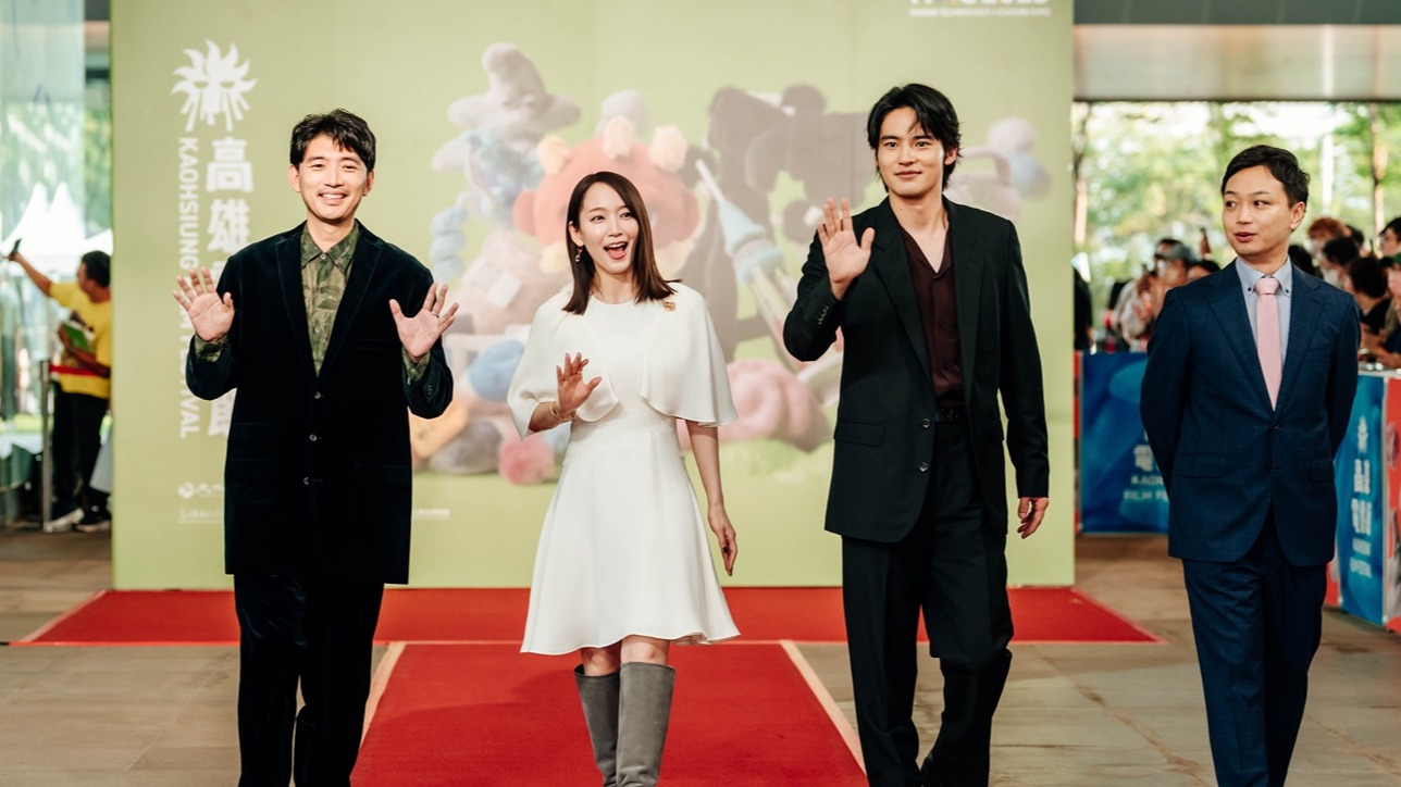 《九龍大眾浪漫》高雄電影節開幕片映後現身 水上恒司、吉岡里帆「水啦!」超萌台語掀高潮