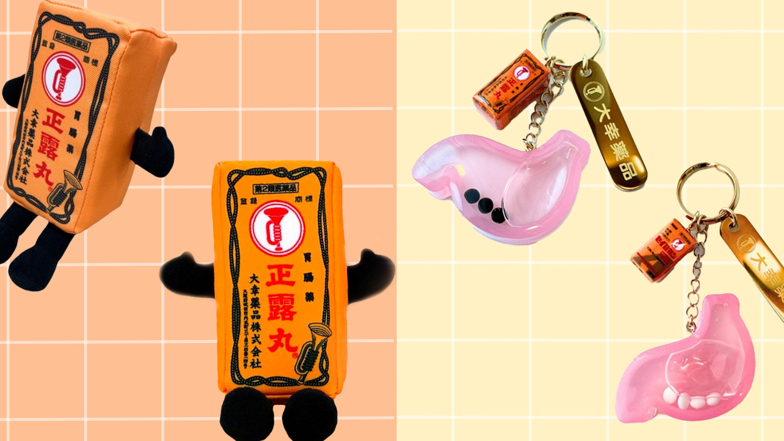 喇叭標誌「正露丸」竟也有出周邊？官方首推「正露丸君造型玩偶」登場，還有原創造型手工吊飾