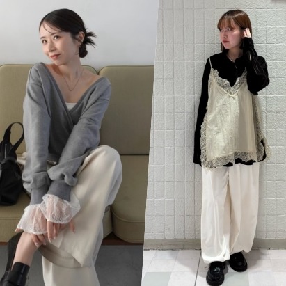 2026春季最時髦！選用「蕾絲」點綴優雅溫柔的日系質感