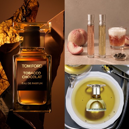 日本女生也愛的4款「大人系美食調香水」推薦：TOM FORD可可煙燻、kuoca微苦黑茶、AROMABLEND BAR蜜桃烏龍，秋冬微醺與甜潤的氣味救贖！