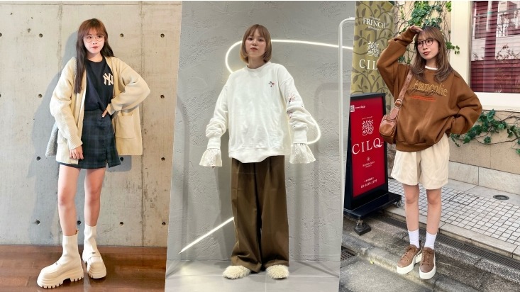 2024秋冬日本女生聰明穿搭術!從大學TEE營造日系街頭休閒LOOK