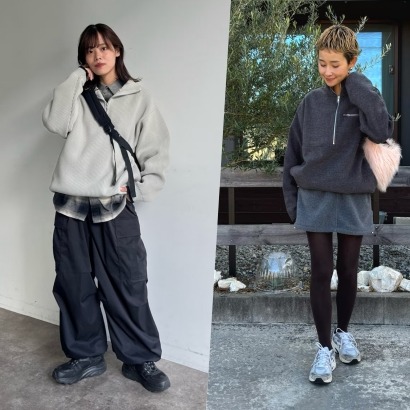 2026日本女生都在穿「半拉鍊上衣」學會４個搭配步驟顯瘦又時髦