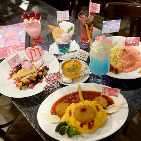 暴力熊GLOOMY聯名咖啡廳，2026馬年主題「飛馬獨角獸暴力熊」可愛登場