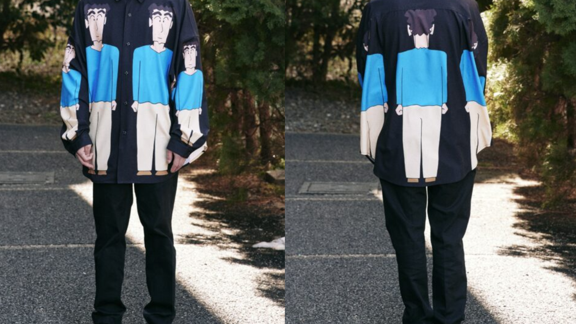 野原廣志直接穿上身!《蠟筆小新》XCUNE合作服飾帶來超強視覺衝擊性