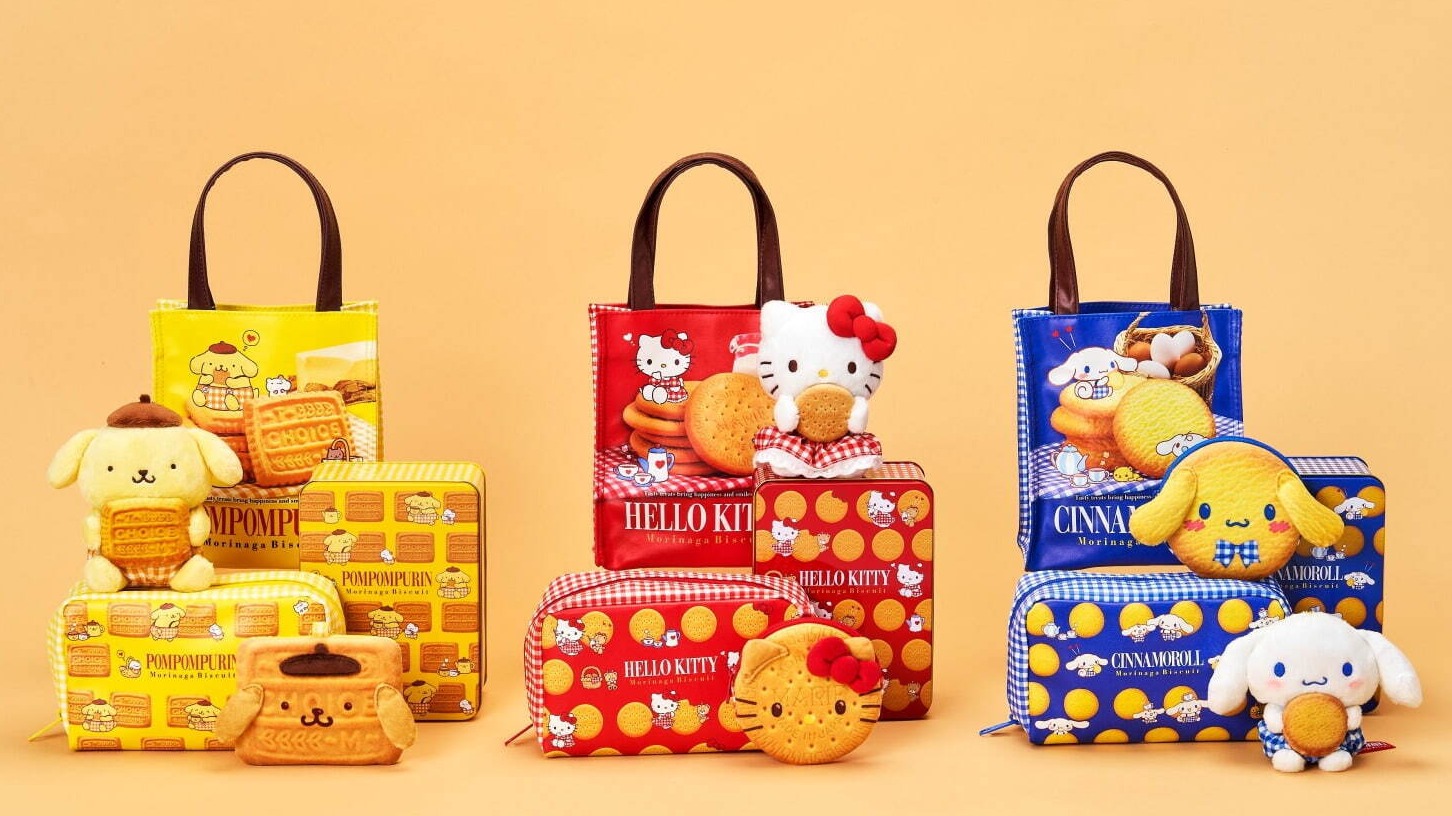 三麗鷗 × 森永製菓經典角色超夢幻聯名登場！快來收穫可愛與幸福