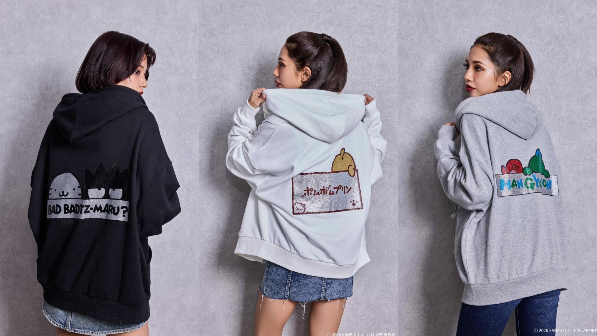 穿上布丁狗閃亮的背影！甜酷日本品牌GYDA﻿結合三麗鷗萌角色 推出躲貓貓連帽上衣