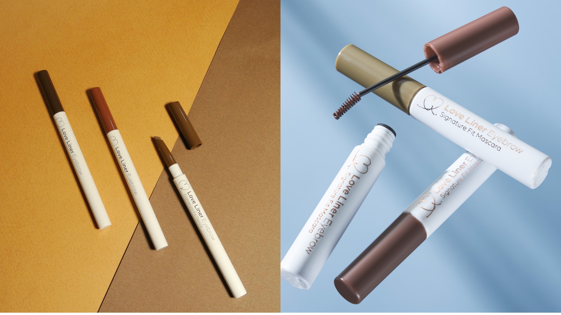 愛賴床也沒關係！11mm極小刷頭Love Liner眉彩膏3分鐘化出美拉德自然「眉」感