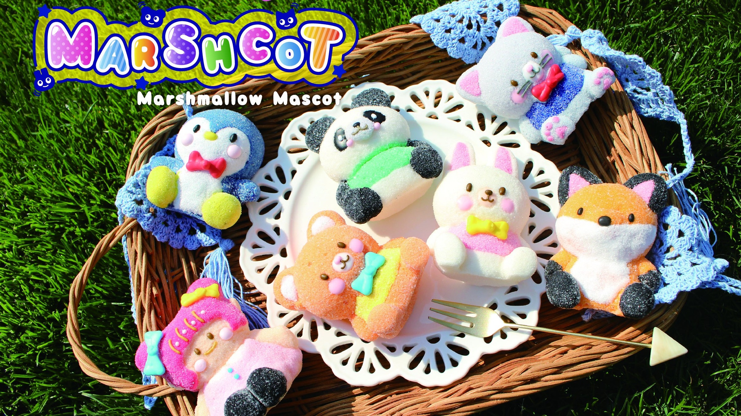 軟Ｑ魅力無法擋！可以吃的棉花糖公仔「MARSHCOT」Q彈登場，是吉祥物也是棉花糖