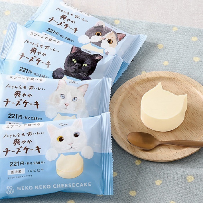 8月8日是「國際貓咪日」!日本全家推出貓咪造型起司蛋糕,包裝上的插畫其實真有其「貓」?