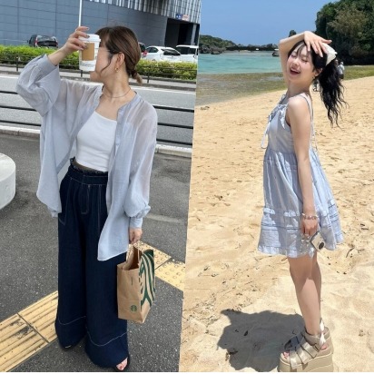 溫柔小清新風穿搭術！2025夏日嘗試穿上「水藍色」單品打造清爽涼感氣息