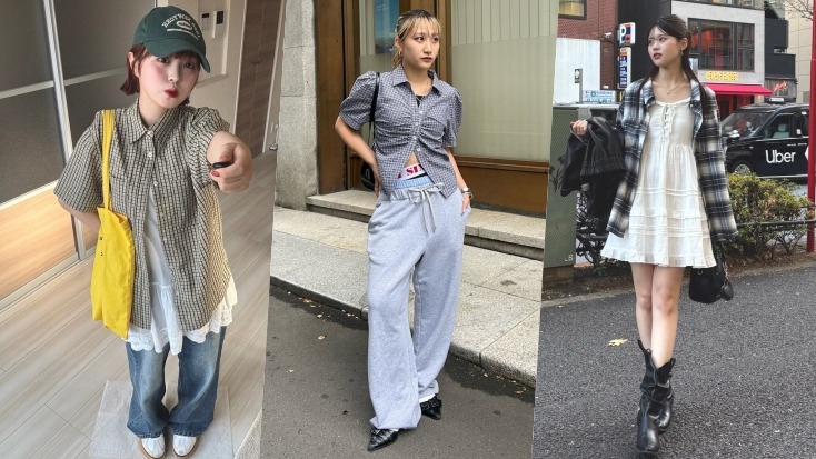 2025夏季日本最夯時髦關鍵字！以「格紋襯衫」打造4套日系LOOK
