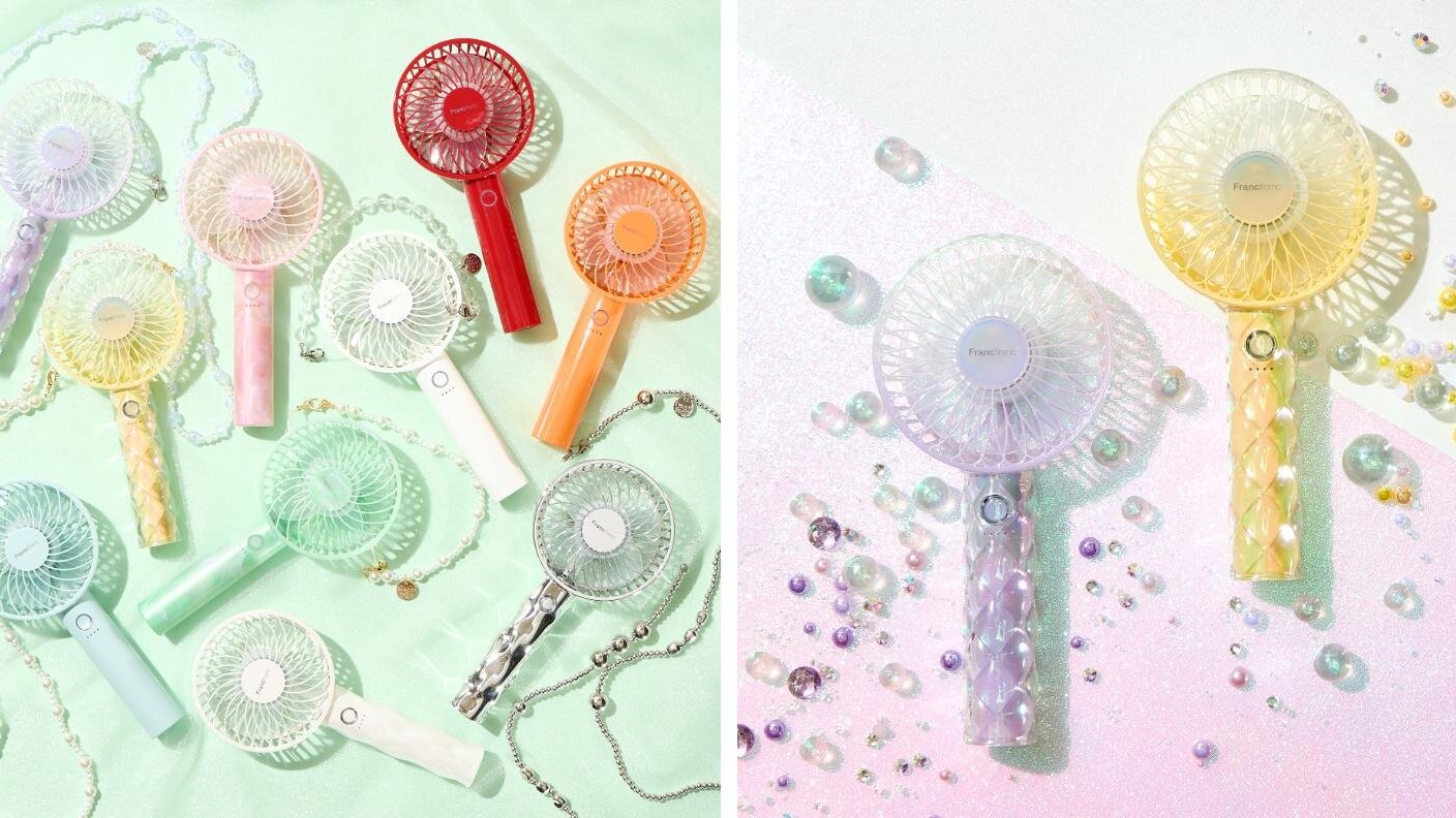 立體菱格紋超燒！日本Francfranc全新FURE手持風扇系列與香氛夾美到心坎裡