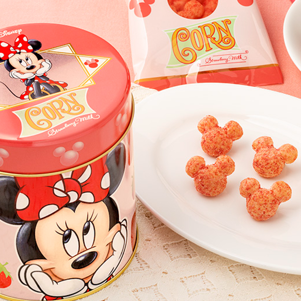 迪士尼×東京芭娜娜專賣店新推草莓牛奶味「3D米妮米果」 把今年秋天的空氣都一起變甜！