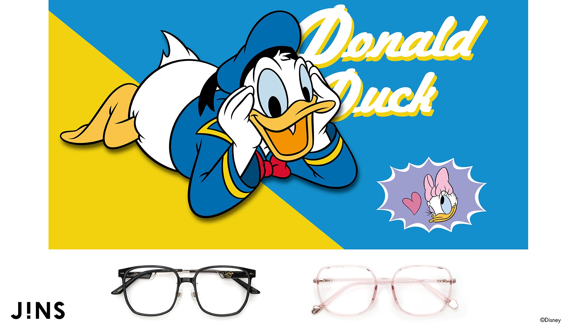 花栗鼠搭檔元素「奇奇蒂蒂」、「唐老鴨與黛絲」款超Q眼鏡！JINS迪士尼系列登場