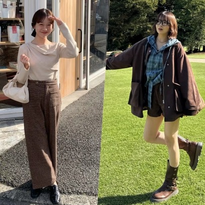 2026春季最時髦！跟著日本女生穿上巧克力色單品營造個性魅力