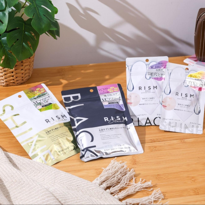 日本女孩最愛RISM面膜「BASE系列」新登場!懶人保養一片搞定,約會緊急救星,靠它打造理想美肌