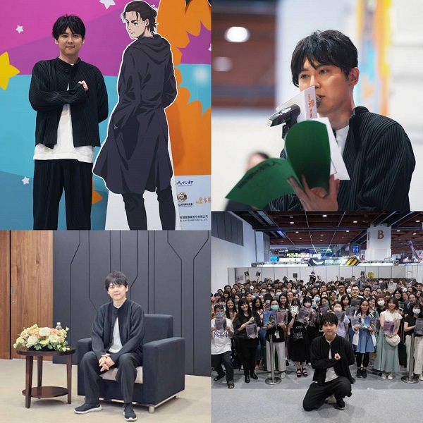 動畫《進擊的巨人》聲優梶裕貴漫博超寵粉!「萊納你坐啊」、「獻出心臟」與大家自拍有求必應!