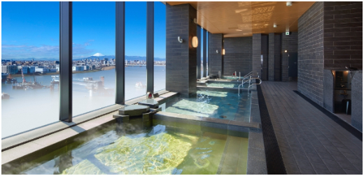 羽田機場花園「泉天空之湯」24小時營業還可以看到富士山！紅眼班機之友