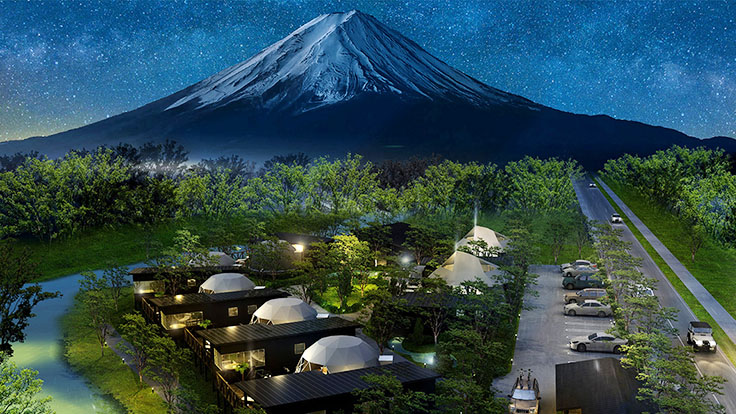 亞洲,日本,富士山,豪華露營,杓子山 Gateway Camp,LE NIDO,GRAN REGALO ASAGIRI,GLAMPINGVILLAGE TOTONOI,GLAMP DOME 富士忍野,日本旅遊