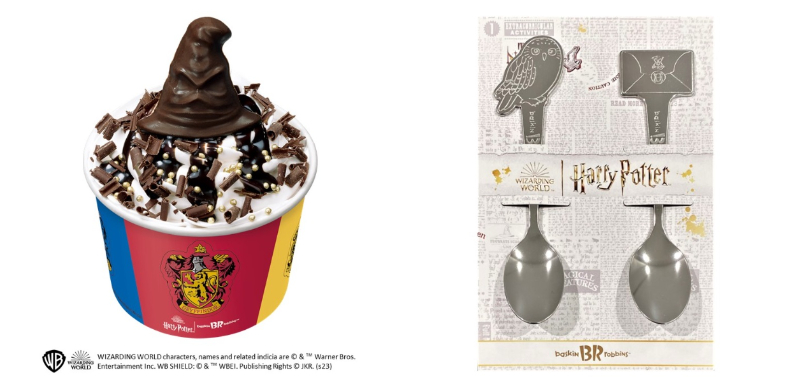 日本31 冰淇淋 x 哈利波特期間限定活動開跑，分類帽聖代太可愛啦！