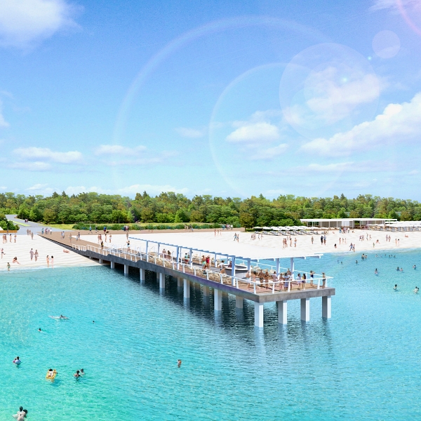 千葉最新觀海景點「The SUNSET Pier & Café」 開幕!海中棧橋、豪華露營、BBQ在稻毛海濱公園一次享受