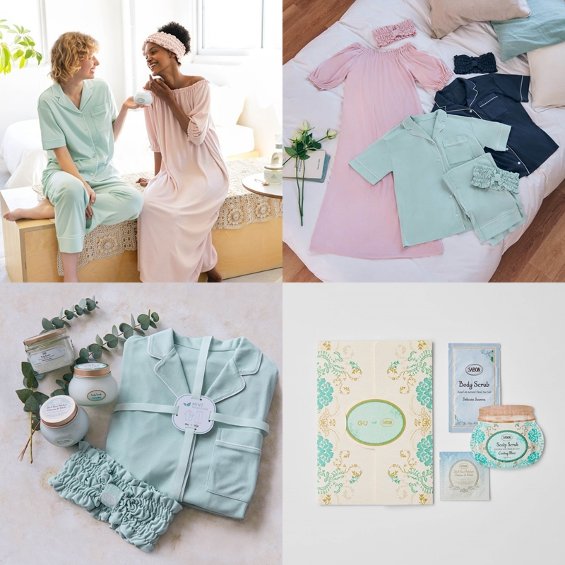 GU × SABON 聯名強勢回歸,加入「薄荷」涼感家居服必收!