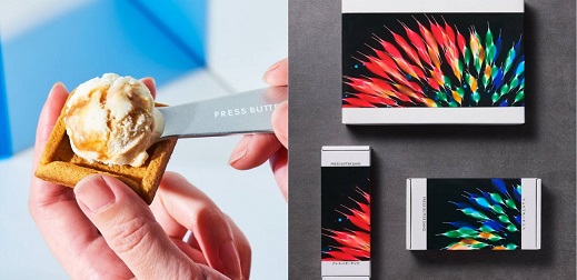 PRESS BUTTER SAND 夏季限定口味上市，檸檬口味、冰淇淋夾心餅必吃！繽紛煙火包裝＆撈金魚組送禮超推！