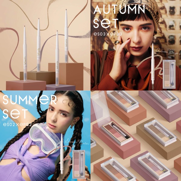 EXCEL2023年秋季彩妝新品引爆話題!春夏秋冬個人色眉彩登場