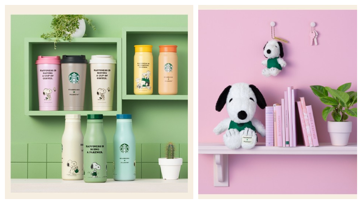 史奴比粉絲看過來!星巴克 x SNOOPY 線上商店限定販售,PEANUTS家族等你來收集