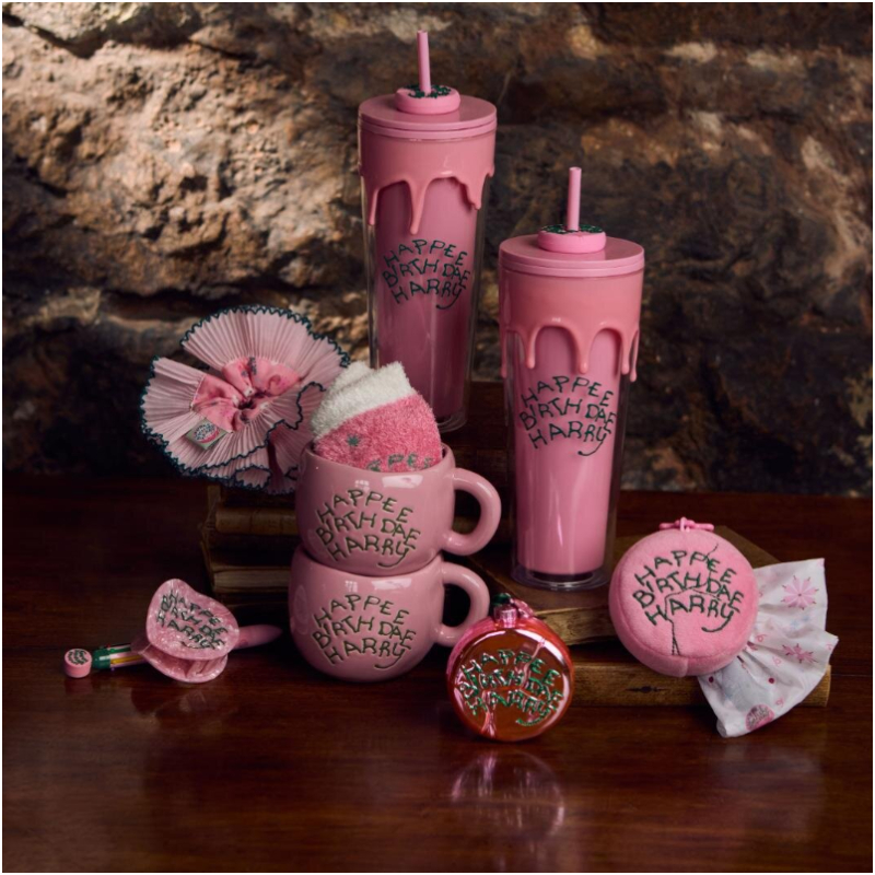華納兄弟哈利波特影城「HAPPEE BIRTHDAE HARRY」粉色限定新周邊登場！