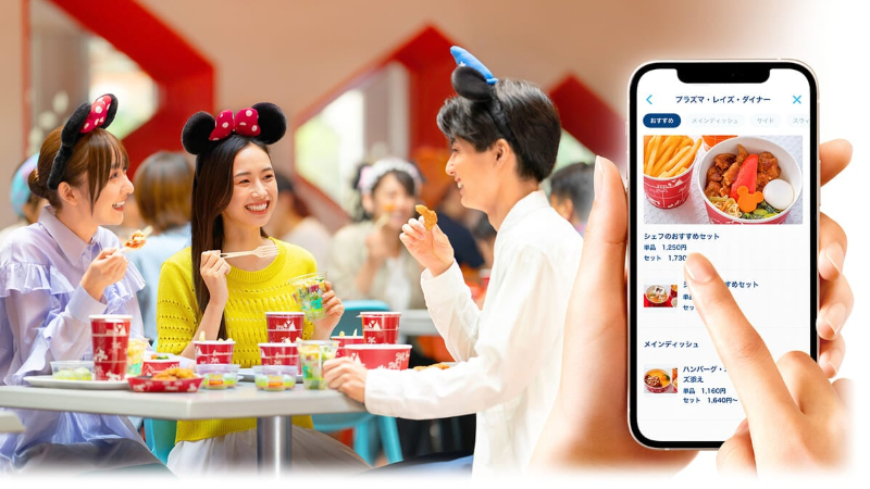 日本迪士尼專屬 APP 功能再升級,預訂取餐就不用再罰站排隊了!