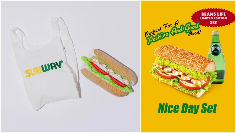 BEAMS DESIGN × SUBWAY 超萌聯名登場!蝦蝦酪梨抱枕&購物袋限量預購中