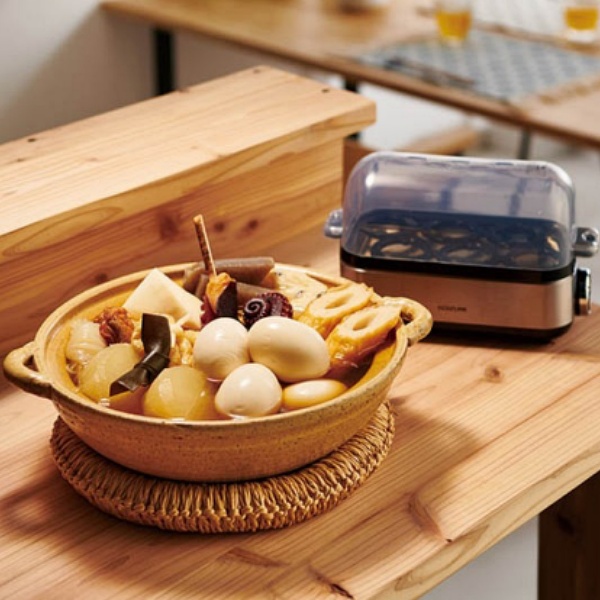 愛蛋族必備日本話題廚房小家電「小泉成器蒸蛋器」 手再殘都能輕鬆煮出完美半熟蛋溫泉蛋!