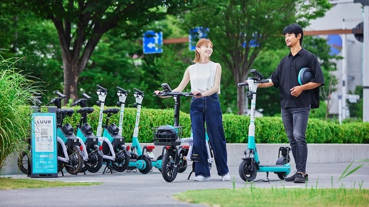 日本超方便共享電動車LUUP!外國人也能租借的電動滑板車
