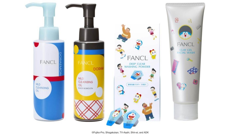 FANCL芳珂「哆啦A夢」限定包裝護膚系列8月夢幻登場,帥胖虎太有魅力啦!