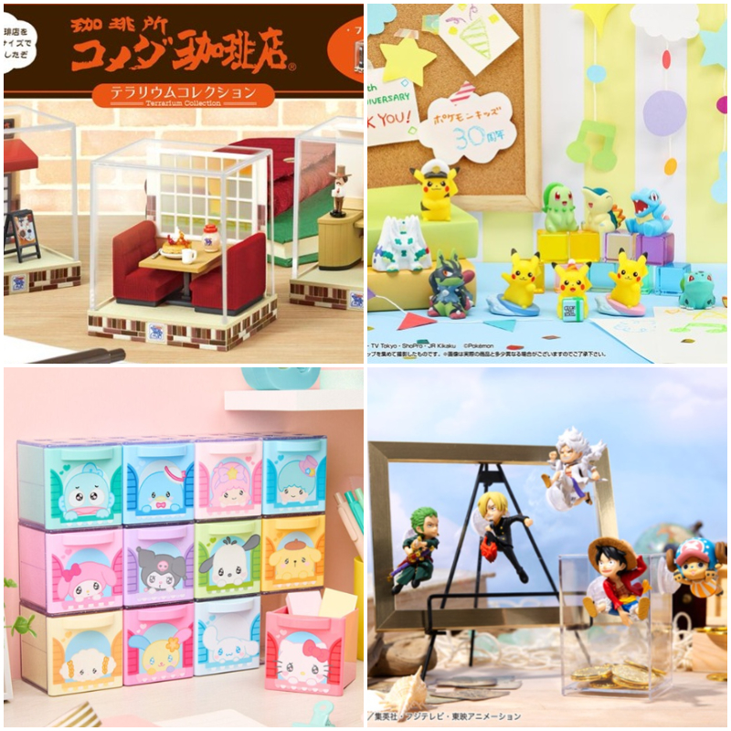 【盒玩速報】日本3月最新盒玩！史努比、三麗鷗、寶可夢，還可以把整間客美多咖啡搬回家