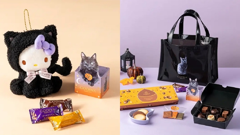 GODIVA萬聖節限定「黑貓禮盒」！還有超可愛黑貓Hello Kitty等你帶回家