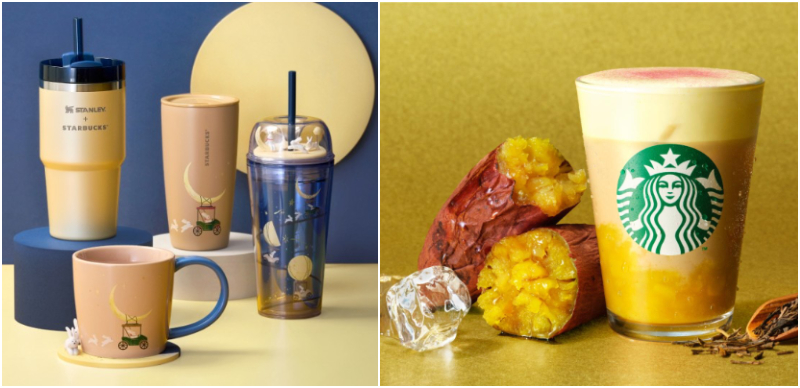 烤蕃薯、巧克力、中秋可愛兔兔！日本星巴克秋季飲品開跑