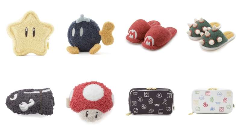 可愛瑪利歐兄弟家居系列1月26日開賣!SUPER MARIO×GELATO PIQUE 新品登場